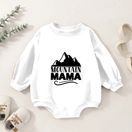 mountain mama 01 Baby Romper Sweatshirts