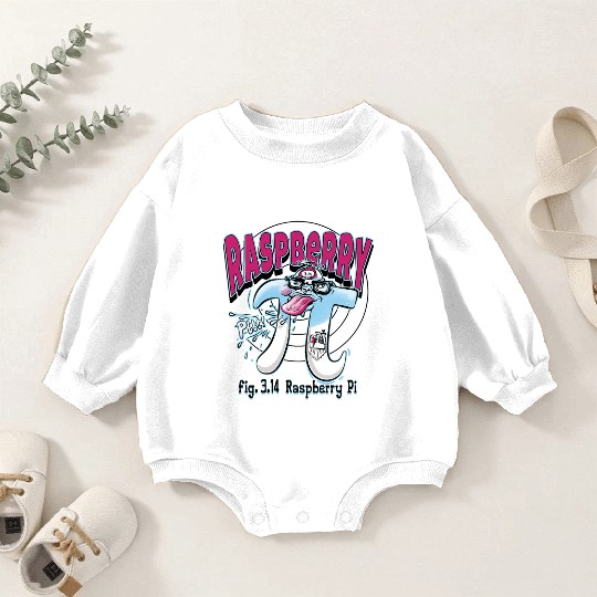Pi Day Raspberry Pi Baby Romper Sweatshirts
