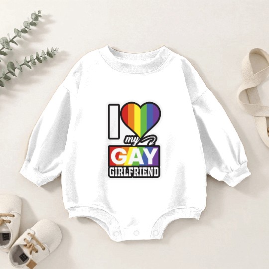 LBGT Flag Gay Pride Human Love Girlfriend Baby Romper Sweatshirts