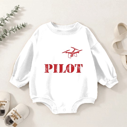 Except If you Can Be A Pilot Drone Baby Romper Sweatshirts