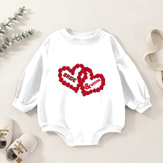 Bride And Groom Essential Classic Baby Romper Sweatshirts