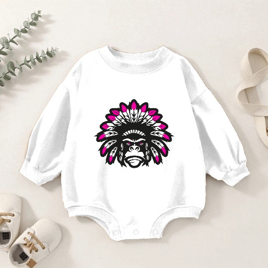 gorilla inder Baby Romper Sweatshirts