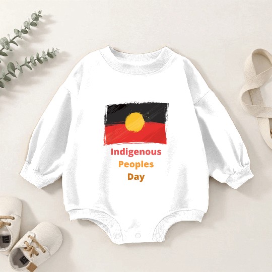 Native american indigenous day l Columbus Day Baby Romper Sweatshirts