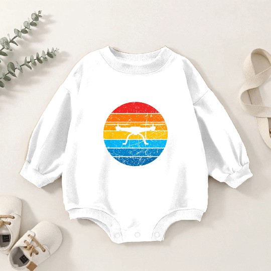 Drone Drone Pilot Drone Operator Quadrocopter Baby Romper Sweatshirts