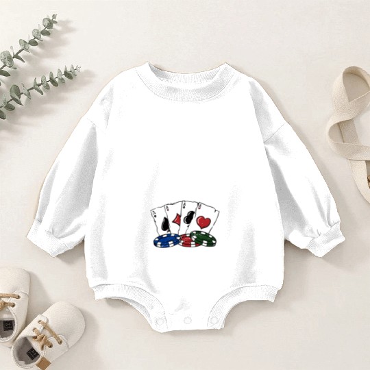 There's No Time to Limp Poker Sayings Poker Baby Romper Sweatshirts