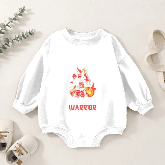 Samurai Katana Honor Baby Romper Sweatshirts
