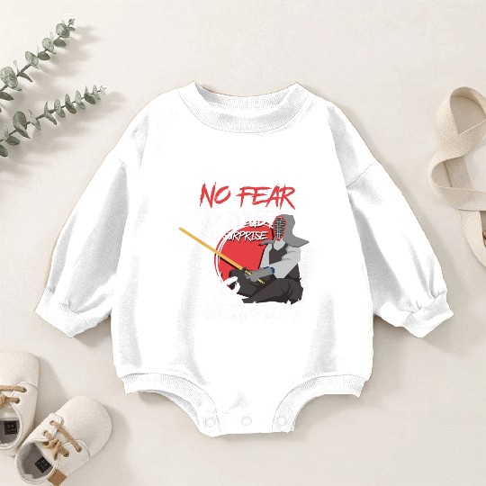 Fighter Katana Martial Arts Sword Baby Romper Sweatshirts
