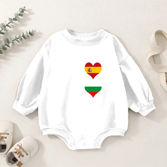 Bulgaria and Spain genius / gift Baby Romper Sweatshirts
