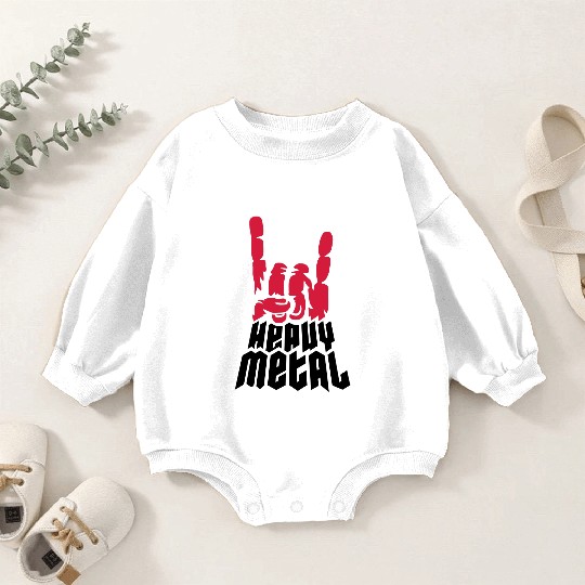 Cool logo heavy metal Baby Romper Sweatshirts