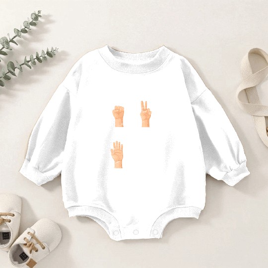 Rock Paper Scissors Nothing Beats Drumming Funny D Baby Romper Sweatshirts