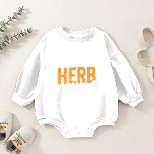 Herbs Wizard Herbalist Herbalism Gardening Herb Baby Romper Sweatshirts