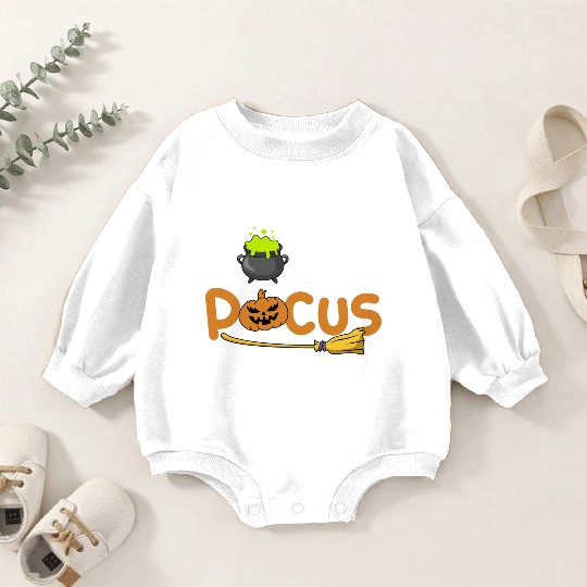 It's Just A Bunch Of Hocus Pocus Pumpkin Halloween Baby Romper Sweatshirts