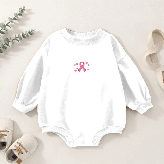 Husband Of A Warrior Breast Cancer Awareness Baby Romper Sweatshirts