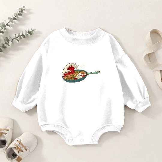 Spaghetti Bolognese - Italian Noodles - Japanese R Baby Romper Sweatshirts
