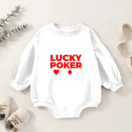 Card Game Blackjack Win Play Baby Romper Sweatshirts