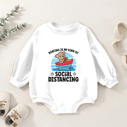 Sailing Sailboat Boating Kid Child Yacht Boat Baby Romper Sweatshirts