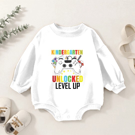 Copy of Kindergarten Unlocked Level Up Baby Romper Sweatshirts