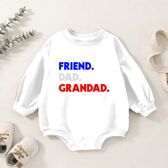 FRIEND DAD GRANDAD LEGEND Baby Romper Sweatshirts