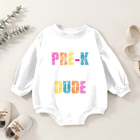 Kids Kindergarten Dude Baby Romper Sweatshirts Back To School