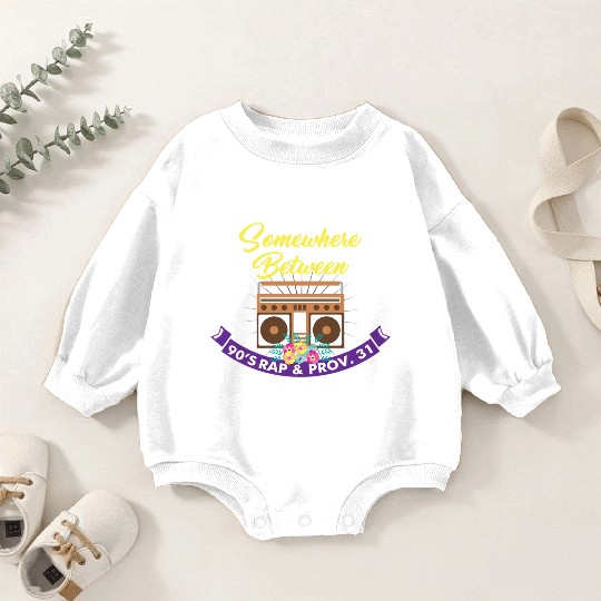 90s Radio Christian Jesus Bible Saying Baby Romper Sweatshirts