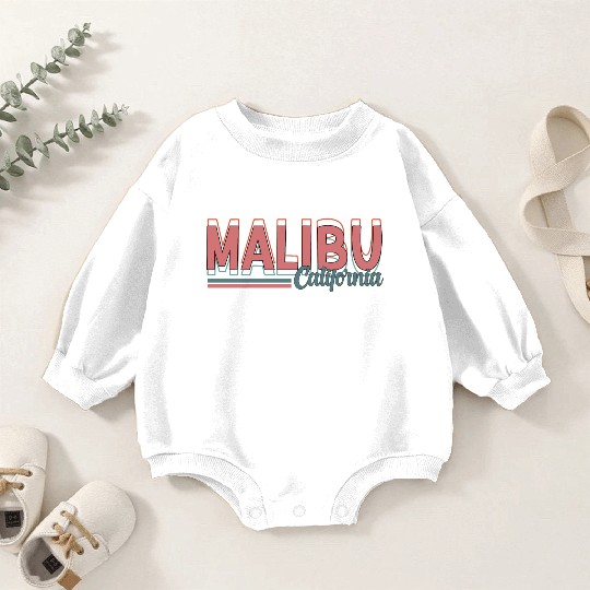 Malibu - California 2022 Baby Romper Sweatshirts