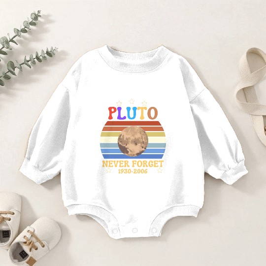 pluto never Forget light Baby Romper Sweatshirts
