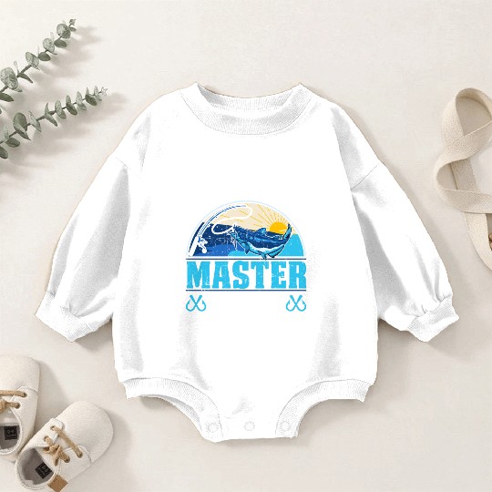 Master Baiter - Wels Catfish Hunter Baby Romper Sweatshirts