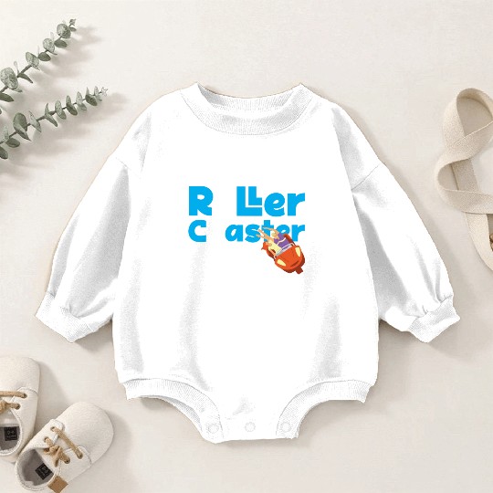 Roller Coaster Friends Besties Baby Romper Sweatshirts