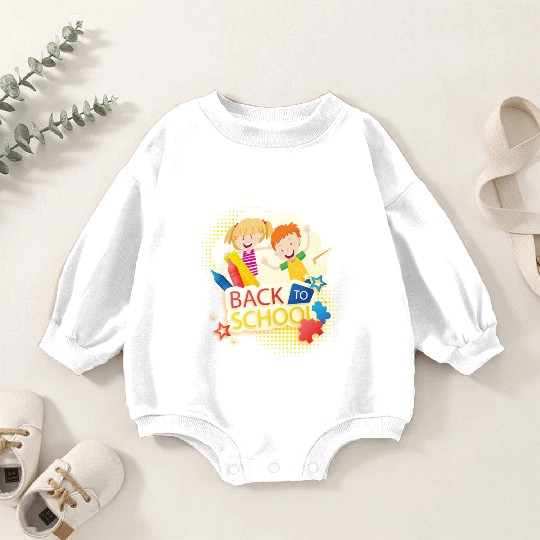 BACK TO SCHOOL Baby Romper Sweatshirts