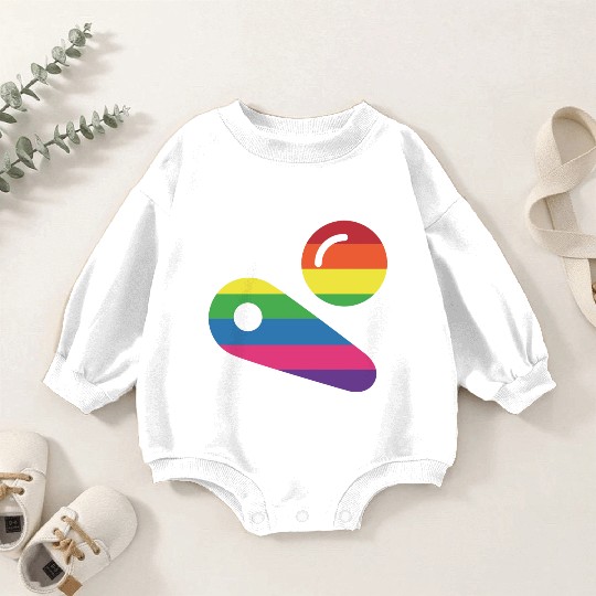 Pinball LGBT Player Baby Romper Sweatshirts