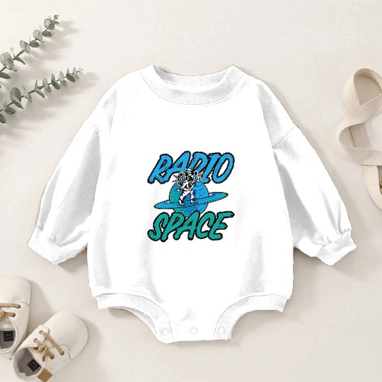 Astronomy Music Lover Radio Space Stars Universe Baby Romper Sweatshirts