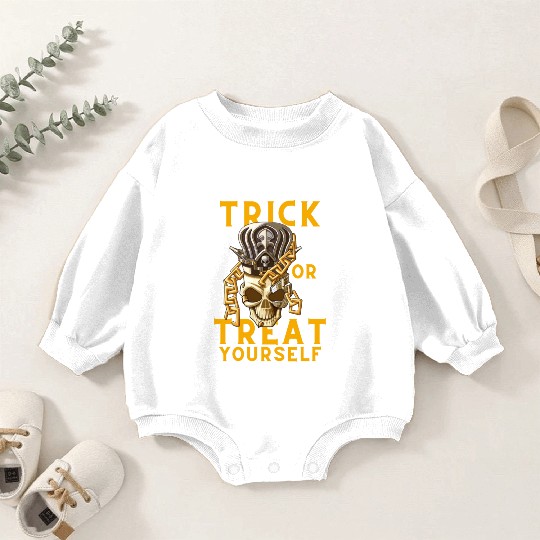 Trick Or treat Design for Halloween Baby Romper Sweatshirts