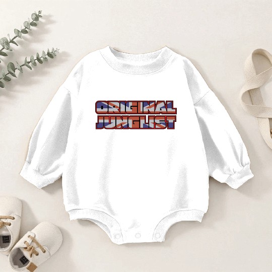 Original Junglist DNB Drum n Bass UK Remix Baby Romper Sweatshirts