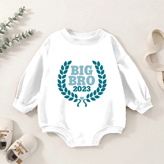 Big Bro 2023 - Big Brother Baby Birth Boy Gift Baby Romper Sweatshirts