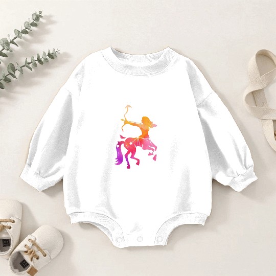 Sagittarius Zodiac Baby Romper Sweatshirts