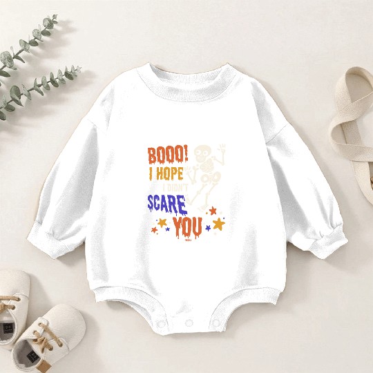 Skeleton Halloween party funny saying children Baby Romper Sweatshirts