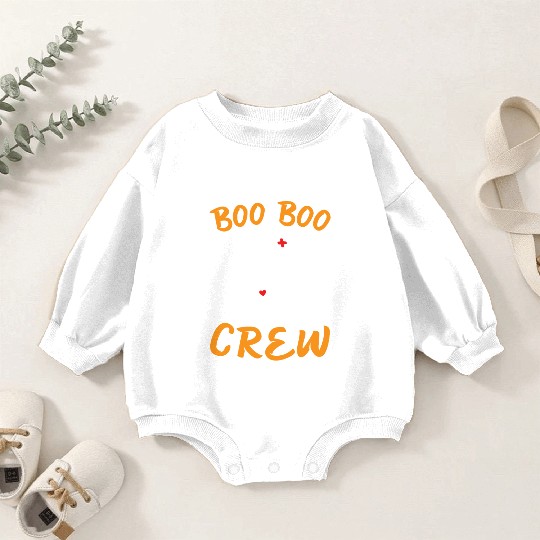 Halloween Costume - Boo Boo Crew Ghost Baby Romper Sweatshirts