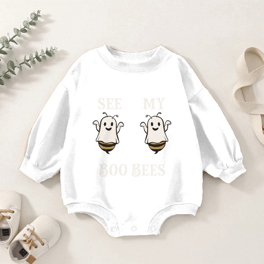 See My Boo Bees Baby Romper Sweatshirts