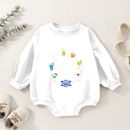 Drinking Around The World Baby Romper Sweatshirts