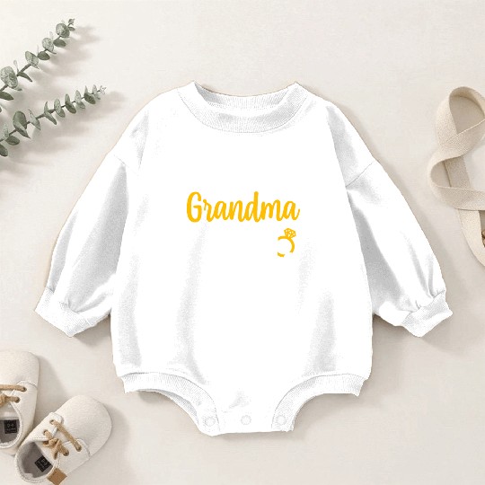 Grandma Of The Bride Wedding Party Matching Gift Baby Romper Sweatshirts