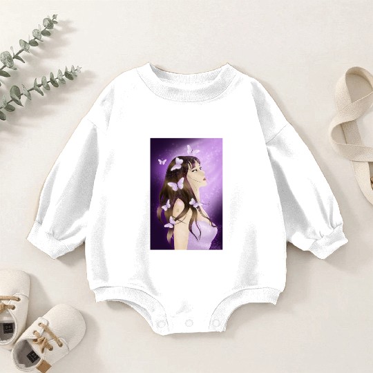 BTS Butterfly Fan Girl Baby Romper Sweatshirts