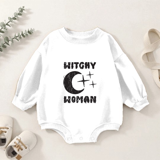 Witchy Woman - magic halloween Baby Romper Sweatshirts