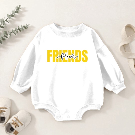 Friends forever. World's friendship day Baby Romper Sweatshirts