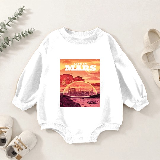 Space astronaut science planets astronomy design Baby Romper Sweatshirts