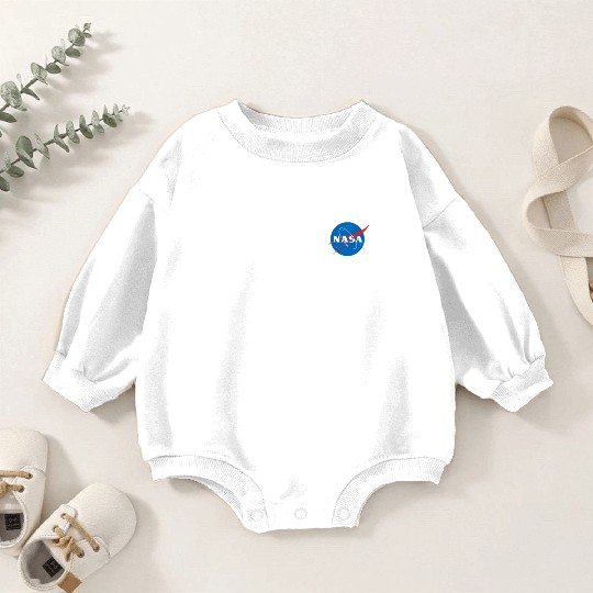 NASA I Love My Space Telescope Galaxy Baby Romper Sweatshirts