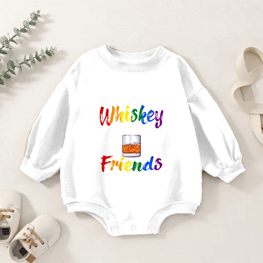 I Like My Whiskey Straight LGBTQ Pride Month Baby Romper Sweatshirts