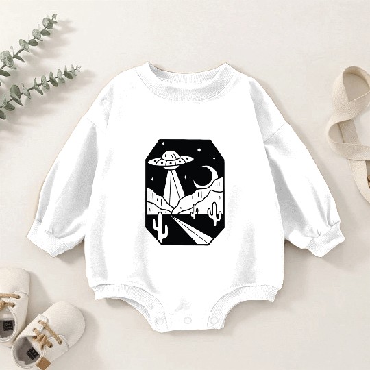 You Have Abducted My Heart Funny Alien Abduction Baby Romper Sweatshirts