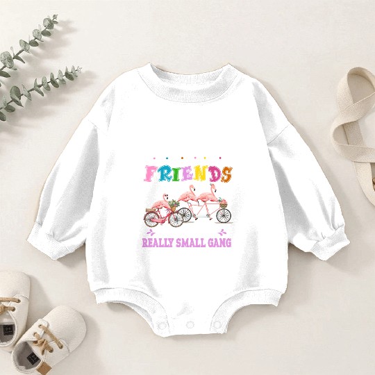 We're More Than Just Cycling Friends Funny Baby Romper Sweatshirts