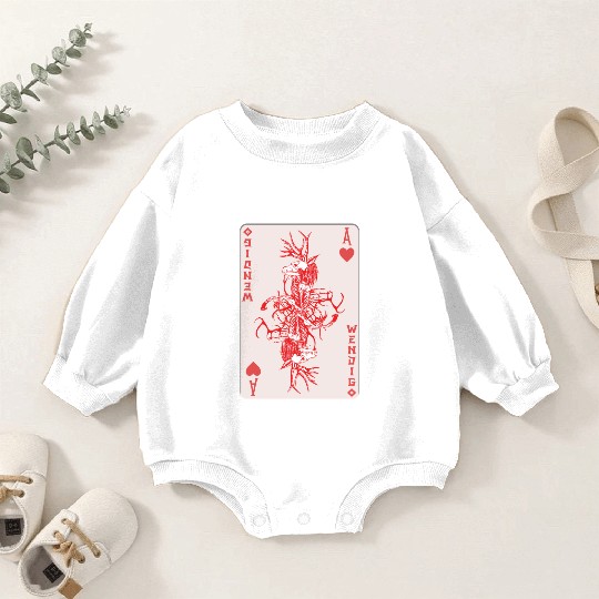 Folk Creature Wendigo Card Halloween Cryptid Baby Romper Sweatshirts
