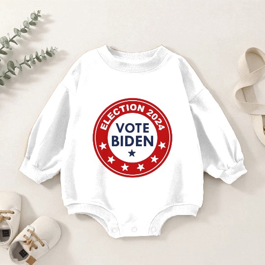Vote Biden Election 2024 Baby Romper Sweatshirts